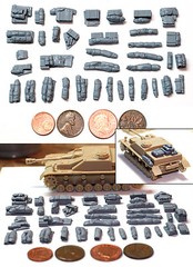 1/72 Scale Resin Tent, Tarp & Crates Stowage Set #2 – Value Gear