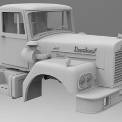 1/25th 3d printed resin Brockway 260 by Alfa Centauri