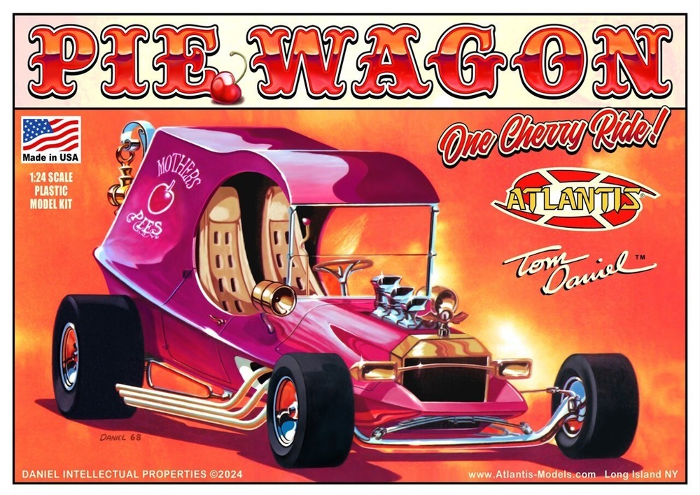 Atlantis (Monogram) 6738 Tom Daniel PIE WAGON Show Car plastic model kit 1/24