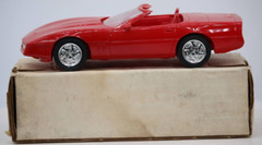 AMT/ERTL 1990 Corvette Convertible Bright red Promo Model 1:24 #6044