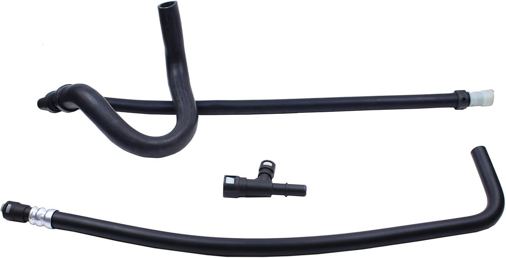 Engine HAVC Heater Hose Assembly W/Connector Kit for Chevy Tahoe Suburban Silver