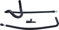 Engine HAVC Heater Hose Assembly W/Connector Kit for Chevy Tahoe Suburban Silver