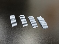 Resin 3D Car Show Ramps Set Garage Diorama – Custom Model – 1/24 , 1/25