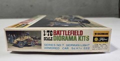 Fujimi Battlefield Diorama German Light Armored Car Kit 1:76 Model Kit 0866