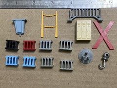 1/25 model Diorama Parts Lot
