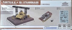 SUYATA 1/48 PANTHER A + 16t Strabokran w/Maintenance Diorama & Display Base