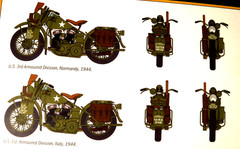 1/35 Italeri US Motorcycles Harley Davidson 2 Riders 2 Bikes # 322 Sealed Box