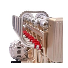 SKILL 4 MODEL KIT 4-CYLINDER DIECAST ENGINE BY MOTOR CITY CLASSICS 99001