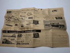 ✨VINTAGE✨ Instruction Sheet Revell CADILLAC EL DORADO BROUGHAM Model Kit #1214