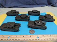Roco CENTURION,AUSTRIA DGBM CONQUEROR, 6 TANKS ASSEMBLED,MINIATURES MODELS LOT