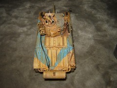 Built 4 Defiance Tank w/Driver 6-3/4 inches long Well Built & Painted Excellent