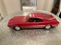Vintage Plastic 1968 AMC Javelin SST Dealer Promotional Model Car. Made In Japan
