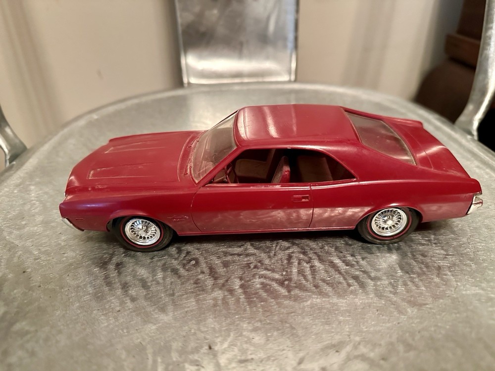 Vintage Plastic 1968 AMC Javelin SST Dealer Promotional Model Car. Made In Japan