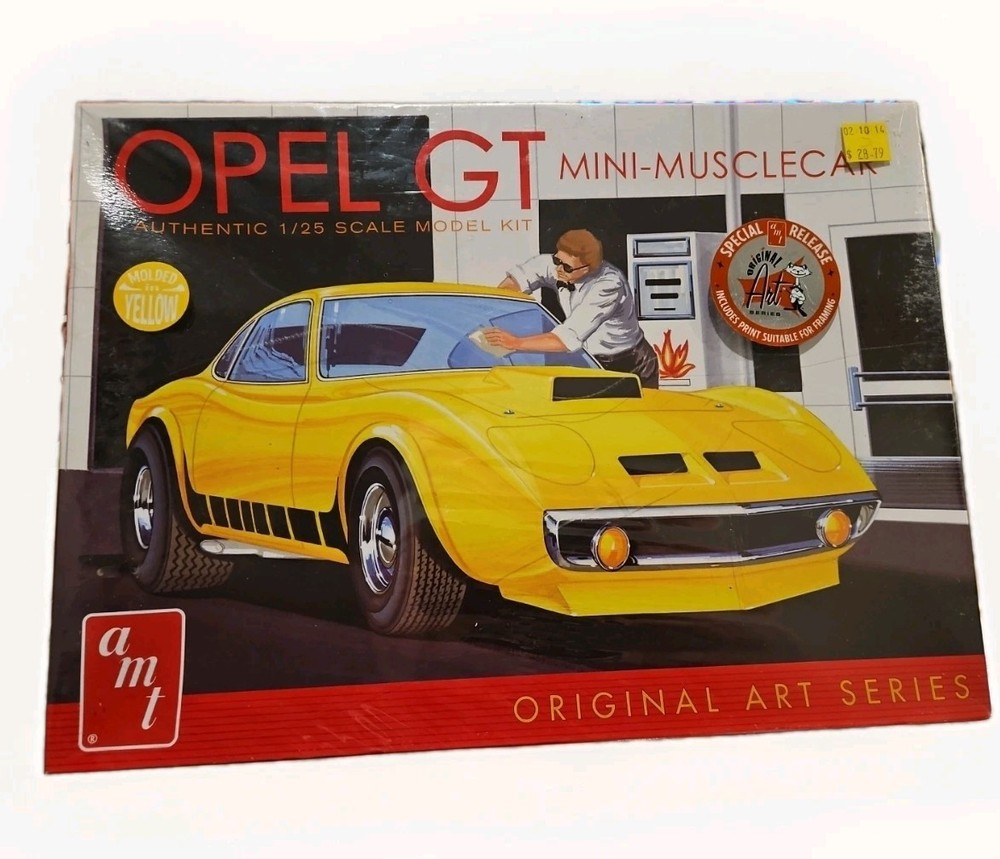 BUICK OPEL GT MINI MUSCLECAR 1/25 AMT ROUND2 ORIGINAL ART 2013 NEW SEALED