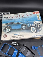 Jo-Han 1:25 1931 Cadillac V-16 Sport Phaeton Fleetwood Unassembled Model Kit USA