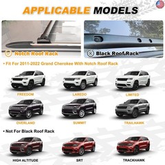 Snailfly 220 LBS Roof Rack Cross Bars Fit for 2011-2021 Jeep Grand Cherokee