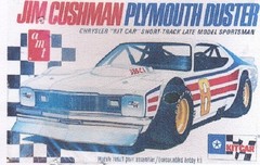 #8 Jim Cushman’s Plymouth Duster 1/24th – 1/25th Scale  Waterslide Decals
