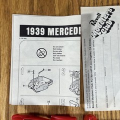 Vintage Revell 1939 Mercedes 540-K Model Kit 1/48 Scale