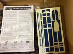 Large 1/12 Scale Revell Road & Track Model Shelby GT-350 Mustang – Parts In Bags