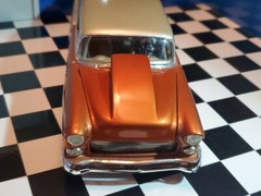 Resin Outlaw Hood for ’55 Chevy Bel Air Sedan AMT 1/25. HOT! NEW!