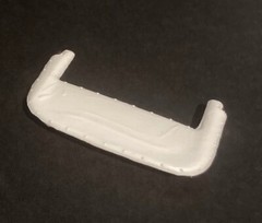 RESIN 1960 MERCURY CONVERTIBLE BOOT for 1/25 SCALE AMT ANNUAL—PLEASE READ