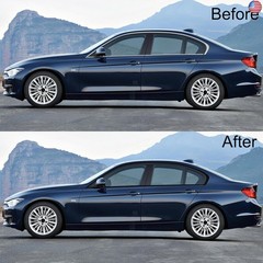Stainless Steel Window Trim Chrome Delete for BMW F30 2012-2018 Black Window