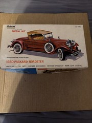 HUBLEY #4860 1930 PACKARD ROADSTER METAL MODEL KIT 1/22 SCALE Vintage Openbox