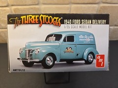 AMT, The Three Stooges 1940 Ford Sedan Delivery, No Decals.