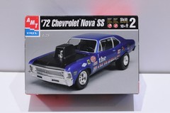 AMT ERTL 1972 CHEVROLT NOVA SS SCALE 1:25 MODEL KIT