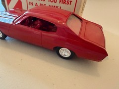 RARE VINTAGE 1971 CHEVY CHEVELLE SS PROMO IN *ORIGINAL BOX *VERY NICE! CRANBERRY