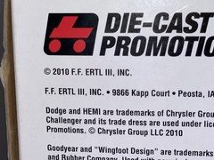2009 Dodge Challenger SRT8 HIGHWAY 61 Ertl 1:18 MIB Red Orange Wrong Box