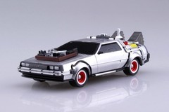 Back To The Future Part III pullback model kit 1:43 snap DeLorean time machine