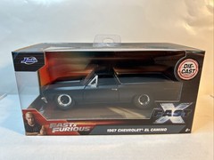 Jada Diecast 1/32 1967 Chevrolet El Camino Matt Black “Fast & Furious”
