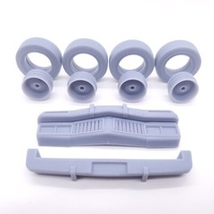 1984 Oldsmobile Delta 88 – 1:25 Scale – Resin Diecast Classic Accessories Wheels