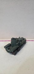 Built Painted 1/35 WWII British Lanchester Mk II Armoured Car Recon Vehicle Kit