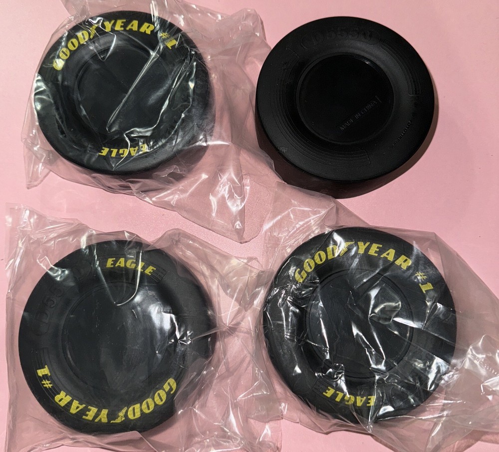 Set of 4, 1/8 Scale Good Year Eagle # 1 Drag Slick Tires FOR REVEL 1:8 Model Car