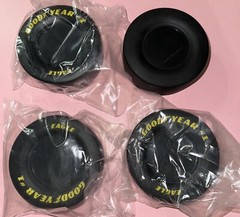 Set of 4, 1/8 Scale Good Year Eagle # 1 Drag Slick Tires FOR REVEL 1:8 Model Car