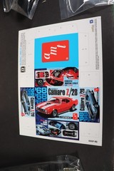 AMT 1968 Chevrolet Camaro Z/28 1/25 Model Kit 2 In 1 Open Box Sealed Parts (g2)