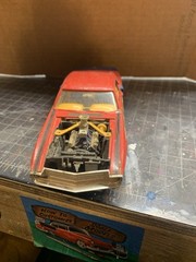’69 Shelby Mustang Scale Model Pre-built Custom Red Yellow Blue Plastic