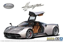 Aoshima Bunka Kyozaisha The Supercar Pagani Huayra 2012 Plastic Model Black