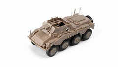1/72 Military Vehicle Model Kit Plastic Assembly Tank Truck Toy Set