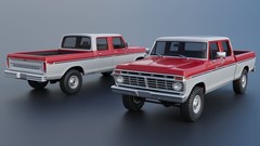 1/25 resin 3d printed 1974 Ford F250 crew cab by Andrey Bezrodny