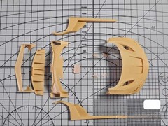 Resin 3D Printed 1/24-1/25th Honda NSX New LB Wide Body Kit Unpainted Model Toys