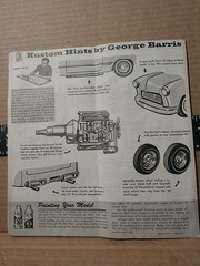 AMT ’49 Ford Club Coupe Car Kit Instruction Sheet Only Trophy Series 3 In One