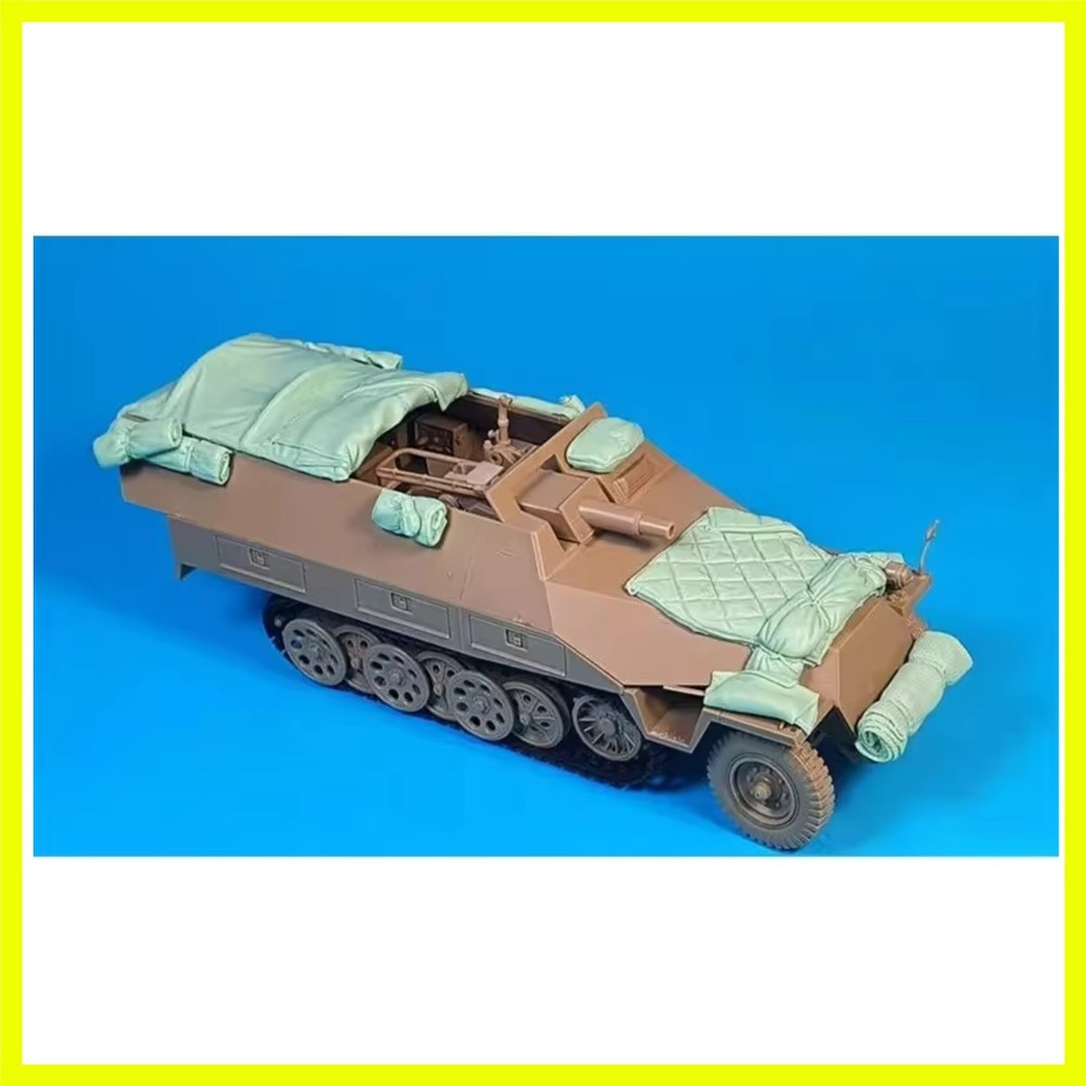 1:35 Casting Resin Model Assembly Kit, GK, Half-Track Vehicle Stack, Unpainte…