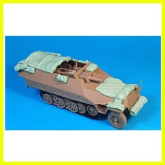 1:35 Casting Resin Model Assembly Kit, GK, Half-Track Vehicle Stack, Unpainte…