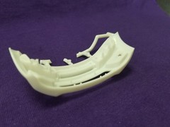 2021 Dodge Charger HELLCAT FRONT BUMPER from 1:25 AMT Model Kit