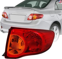 munirater Outer Right Tail Light Assembly Replacement for Corolla OE-Style