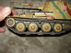 Built German Tank 5-1/2 inches long Well Built & Painted Excellent Cond Nice