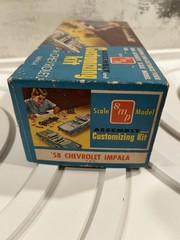 Vintage SMP ’58 Chevy Impala Built Model Kit With Box